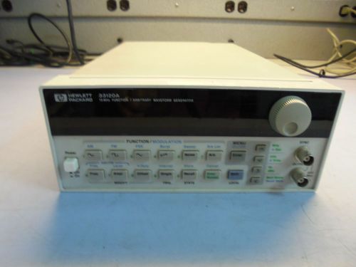 Hewlett Packard 33120A 15 MHz Function Generator, great condition, AD