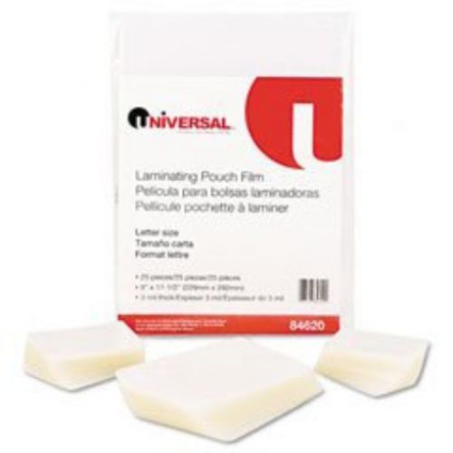 Universal Office Products Clear Laminating Pouches, 5 mil, 2 1/4 X 3 3/4, Card