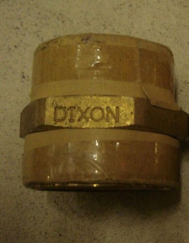 NEW DIXON FIRE HYDRANT HEX DOUBLE MALE BRASS ADAPTER DMH1515F