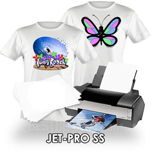 Jet Pro SS Heat transfer Paper 10 sheets 8.5x11