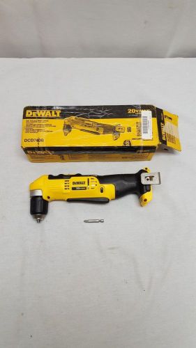 Dewalt 20v 3/8&#034; right angle drill/driver dcd740b dw #009 for sale