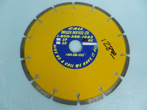 New drillco 8&#034; diamond cir saw blade wet/dry early entry green concrete made usa for sale