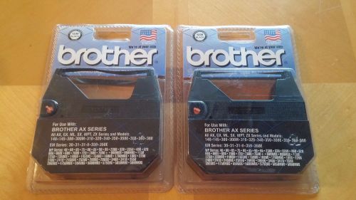 Brother 2 packages of 2 Correctible 1030 Film Ribbons 1230 Black AX Series