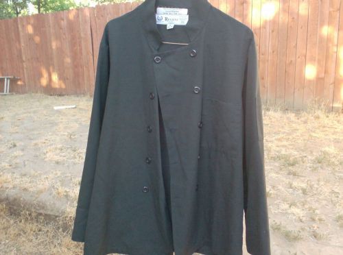 Chef Coats Black size Small $6.00 each