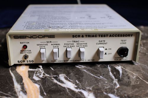 Sencore SCR250 Triac Test Accessory for Sencore Z-Meter