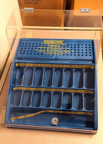 New drill bit countertop  display case with lock, acrylic top,reduced shank slot for sale