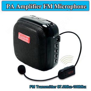 25W RB-809 Portable Loud Voice Booster Amplifier AMP Speaker W/Mic for Coachers