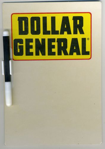 DOLLAR GENERAL 1990&#039;s PROMO HAND HELD DRY ERASE BOARD