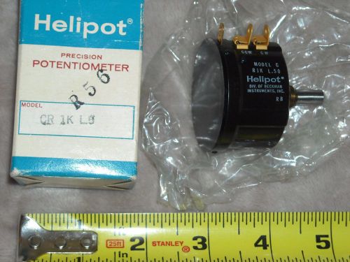 Beckman Helipot Precision Potentiometer Model C R1K RB R56 New in Box