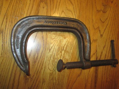 Chicago 1440 adjustable 4&#034; c-clamp - made in usa for sale