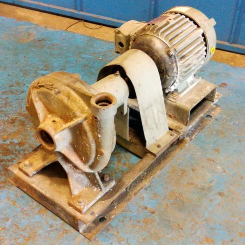 Bell &amp; gossett 1510 pump 1 1/2bb-8 7/8-bf w/ westinghouse 5hp motor 1636827g18 for sale