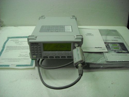 Anritsu ML2437A High Accuracy Power Meter with Sensor completed and Manuals Set