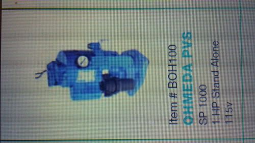Bull Frog #BOH100,OHMEDA PVS, SP 1000, 1 HP, 115V Stand Alone Vacuum Pump