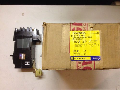 FA22080BC   NEW IN BOX - Square D  Circuit Breaker - Free Shipping