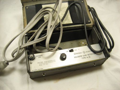 Vintage GE Halogen Leak Detector Type H-10   UNTESTED   for parts or repair