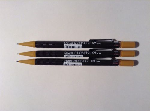 Pentel Sharplet-2 Mechanical Pencil, 0.9mm (3 Pencils)