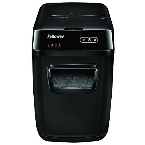 Fellowes AutoMax 130C 130-Sheet Cross-Cut Auto Feed Shredder, for Hands-Free