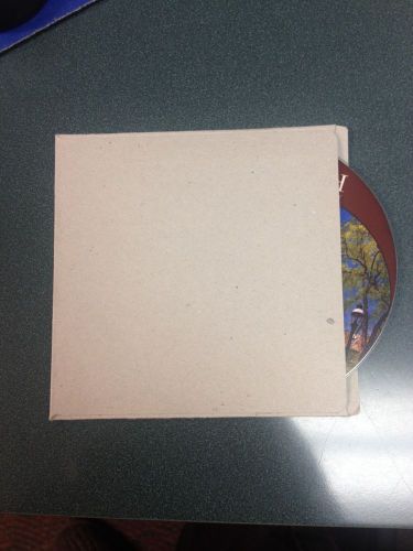 500 new 12 pt 5 1/8 &#034;  eco-friendly cardboard cd dvd sleeves sf09eco for sale