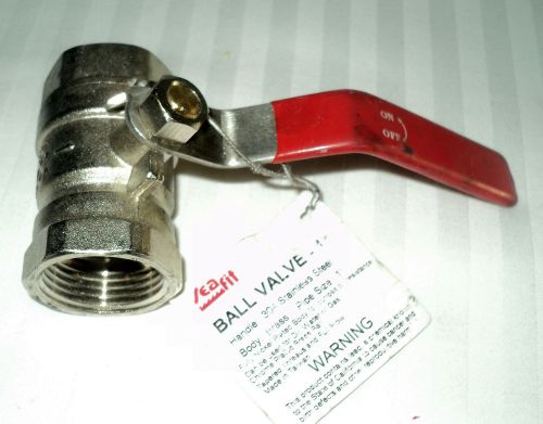 New~seafit  full-flow in line ball valve 1&#034;  west marine p/n 148590  p-5513w for sale