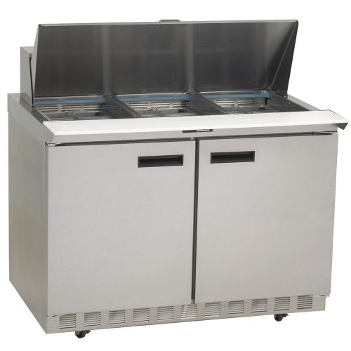 Delfield - 4448n-8 - 48&#034; salad / sandwich refrigerated prep table for sale