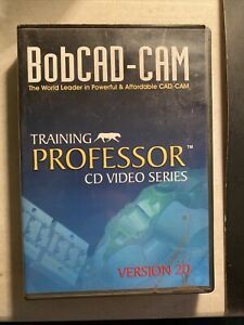 BobCAD-CAM v20 Training Professor dvd Software install discs no key