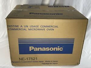 Panasonic NE-17521 1700 Watt Commercial Microwave Oven. NIB FACTORY SEALED