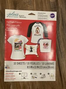 Jolee&#039;s Boutique Easy Image Transfer Sheets 8.5&#034;X11&#034; 10/Sheets-For Light Fabrics