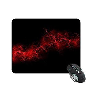 Black Background Red Color Paint Explosion Burst Red Black Mouse Pad Rectangle