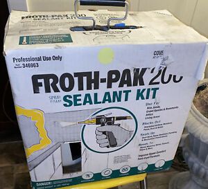 Froth-Pak 200 board feet spray foam Insulation 346963 DOW sealant kit brand new