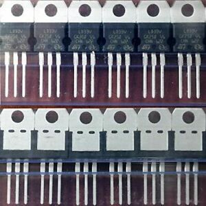 STMICROELECTRONICS LD1117V33 IC, LDO VOLT REG, 3.3V, 0.8A, TO-220 (10 pieces)