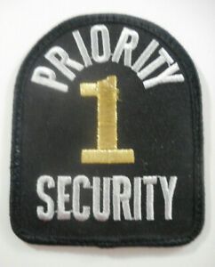 Priority 1 Security - Uniform Shoulder Patch - Free Shipping