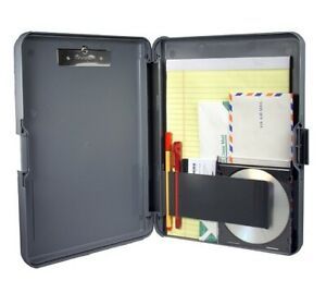 Saunders 00470 Gray Letter/A4 WorkMate Plastic Storage Clipboard 10.6&#034; x 13.5&#034;