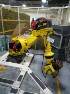 2003 Fanuc 6 Axis Robot Cell R-2000ia/200F 200 kg Capacity R-J3IB Control