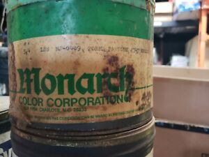 New 5.4 lb. can Monarch Forms Pantone 034Y Green Printing Ink