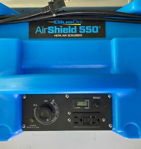 BlueDri AirShield AS-550 HEPA Air Scrubber - Blue
