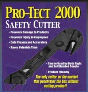 PRO-TECT 2000 Safety Box Cutter Utility Knife Tool #09760 NIB Left or Right Hand