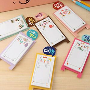 Cute Student Kawaii Planner Memo Pad Stationery Label Paper Sticky Notes