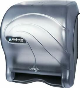 San Jamar T8490TBL Smart Essence Oceans Hands Free Paper Towel Dispenser Arct...