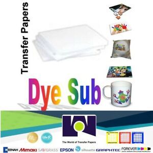 SUBLIPAPER 100 Sh Dye Sublimation Heat Transfer Paper 8.5”X14” Made In US