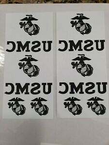 USMC TRANSFER PAPER IRON-ON 2 SHEETS with 4 Utility Iron-Ons &amp; 4 EGAs for cover.