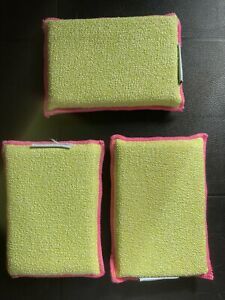 Life Miracle Nano Sponge Kitchen Cleaning Sponges. Set of THREE