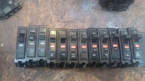12 - square d bolt-in lk 20 amp breakers for sale