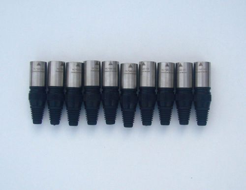 Neutrik nc3mx-hd brand new lot of 10 male xlr microphone cable connectors for sale