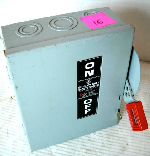 General electric ge thn3361 safety switch, 30 amp 600v ac 250v dc np 266212-d for sale