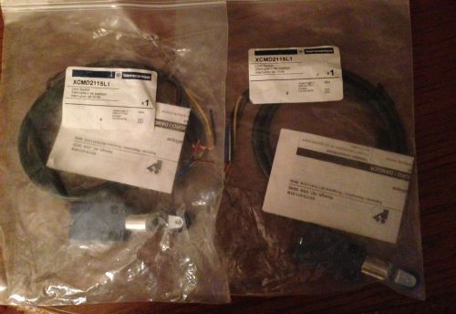 Lot of 2 telemecanique 021841 xcmd2115l1 osiswitch limit roller switch 240v 6a for sale