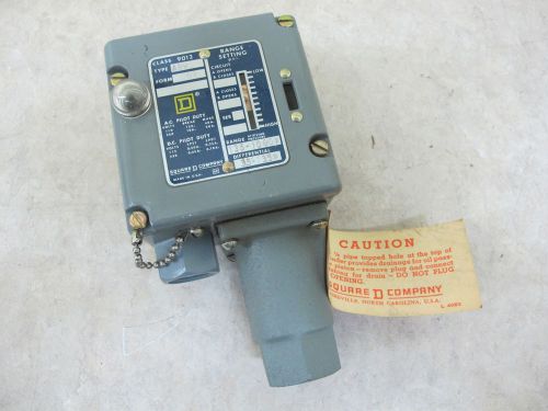 Square d class 9012 type adw3 high pressure hydraulic switch 135-1000 psi for sale