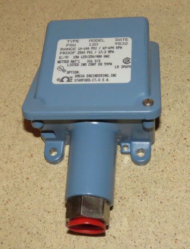 ^^ OMEGA TYPE PSW MODEL 120 PRESSURE SWITCH- NEW?