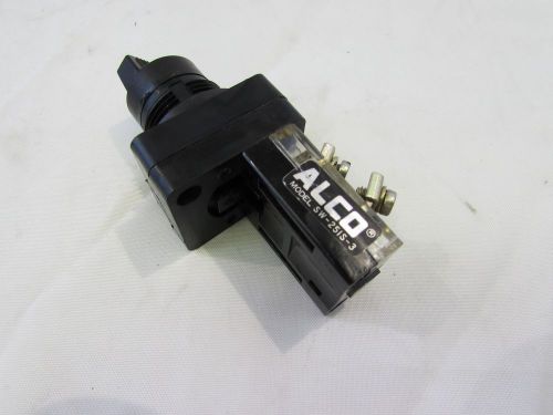 Alco sw-251s-3 rotary selector switch 6a 230vac ***xlnt*** for sale
