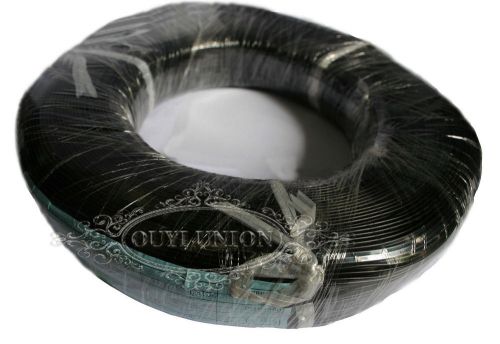 50m/164ft ul-1007 hookup 330v ft1 lf 1-pin black 20awg cable cord wire strip for sale