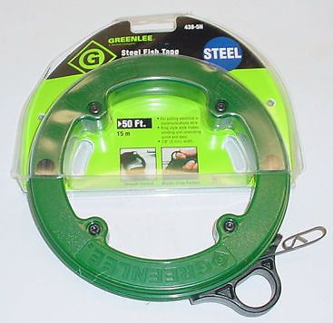 Greenlee new 438-5h steel fishtape winder case 1/8&#034; x 50&#039; ft new for sale